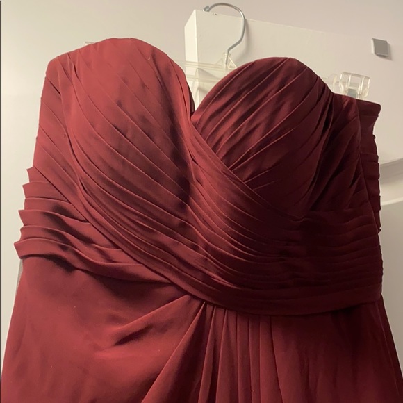 ISO Azazie Mathilda Bridesmaid Dress in Cabernet - Picture 4 of 8